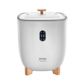 VEVOR Towel Warmer Bucket, 25L Heated Towel Warmer with LED Display, Large Blanket Warmers for Bathroom