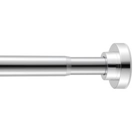 Shower Curtain Rod, 28-76 Inches, 1 Inch Diameter Adjustable Spring Tension Stainless Steel Telescoping Rod with Holders