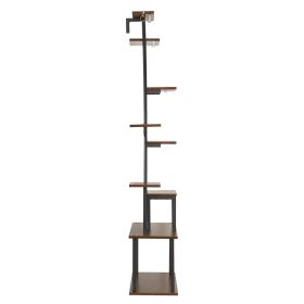 Plant Stand Indoor with Grow Lights, 63 in Tall 9-Tier Lighted Plant Shelf, Metal Corner Plants Holder, 3 Timer & 10 Brightness