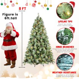 PVC Christmas Tree, Christmas Decorations (Option: 8ft)