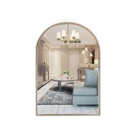 Vintage Baroque Arched Mirror (size: 30x20in)